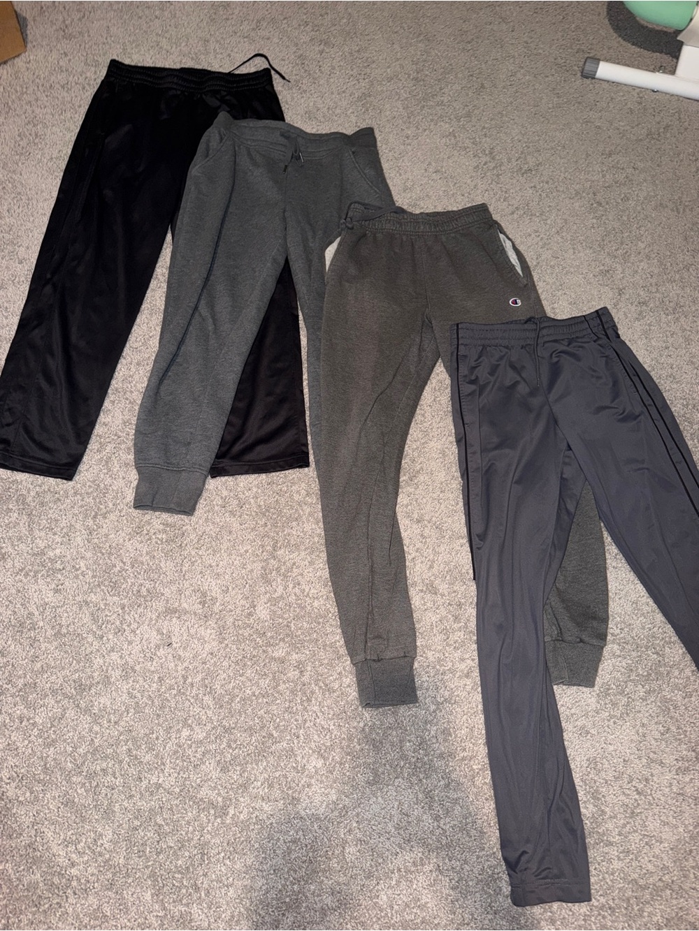 Men’s small Gray & Black Jogger Bundle - Comfortable Everyday Sweatpants